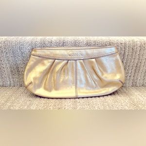 Coach Gold Clutch